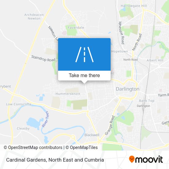 Cardinal Gardens map