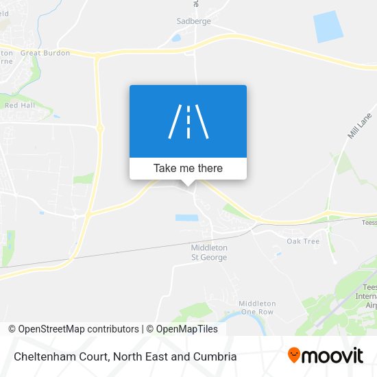 Cheltenham Court map