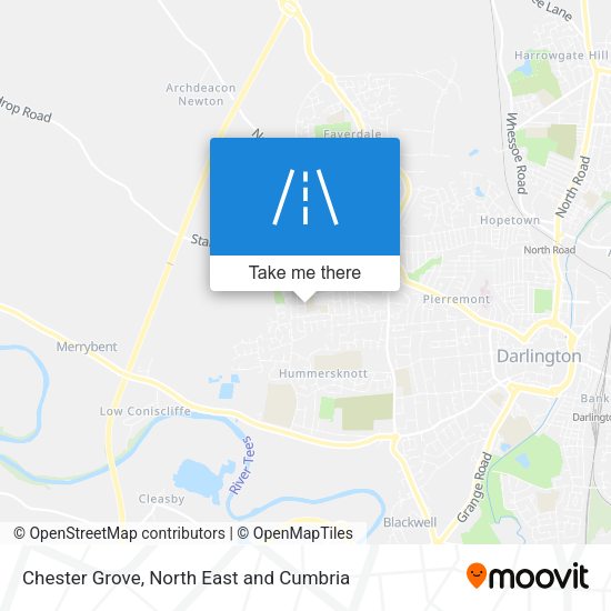 Chester Grove map