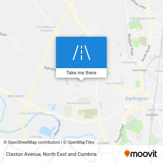 Claxton Avenue map