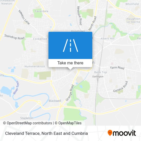 Cleveland Terrace map