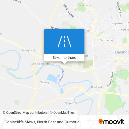 Coniscliffe Mews map