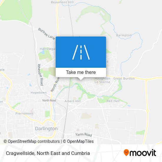 Cragwellside map