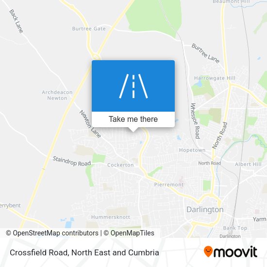 Crossfield Road map