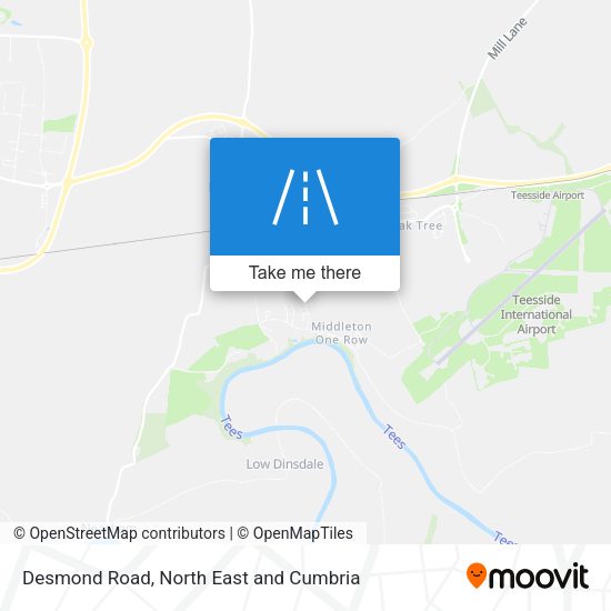 Desmond Road map