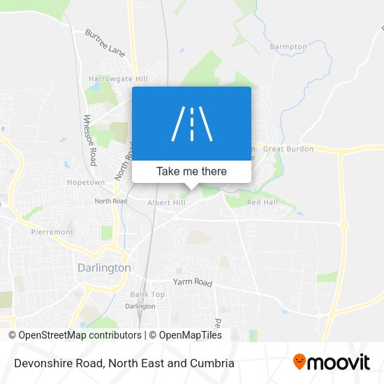 Devonshire Road map
