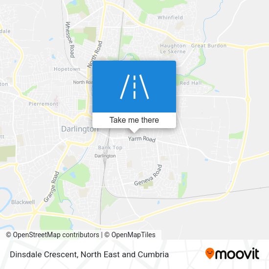 Dinsdale Crescent map