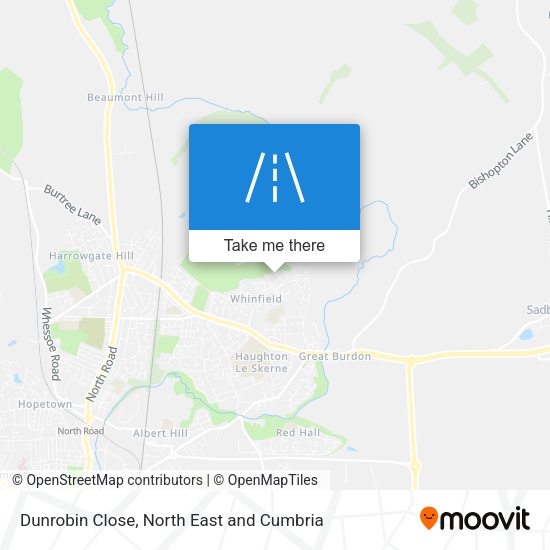 Dunrobin Close map