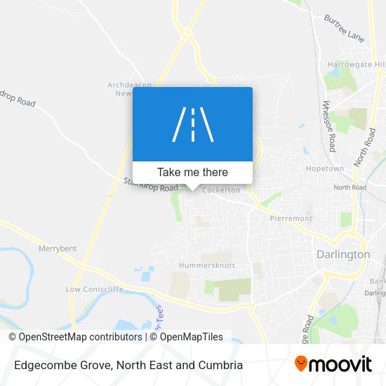 Edgecombe Grove map