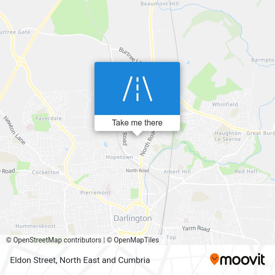 Eldon Street map