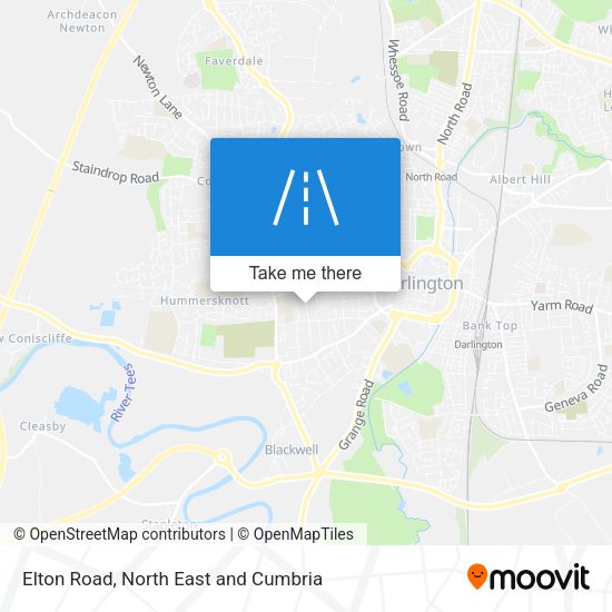 Elton Road map