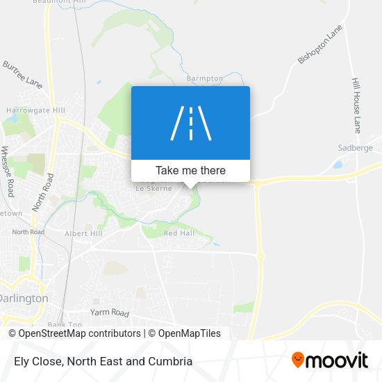 Ely Close map