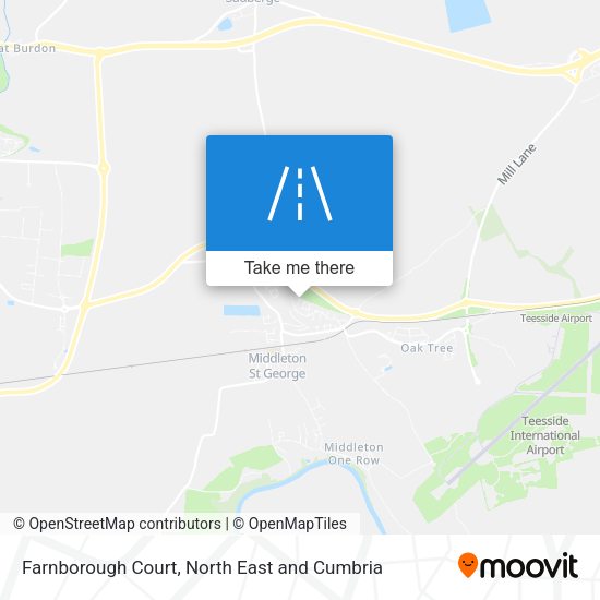 Farnborough Court map
