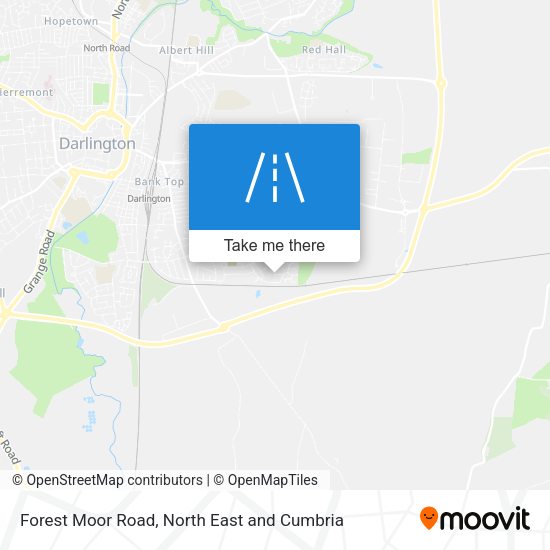 Forest Moor Road map