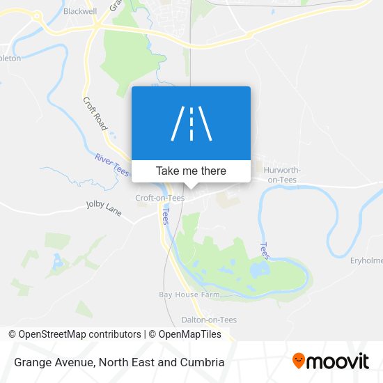 Grange Avenue map