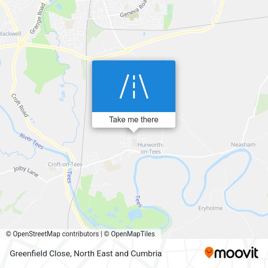 Greenfield Close map