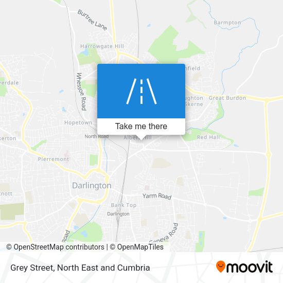 Grey Street map