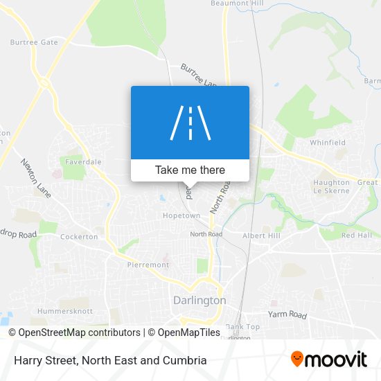 Harry Street map