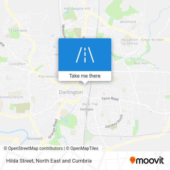 Hilda Street map