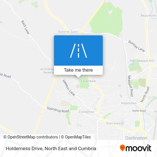 Holderness Drive map