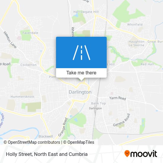 Holly Street map