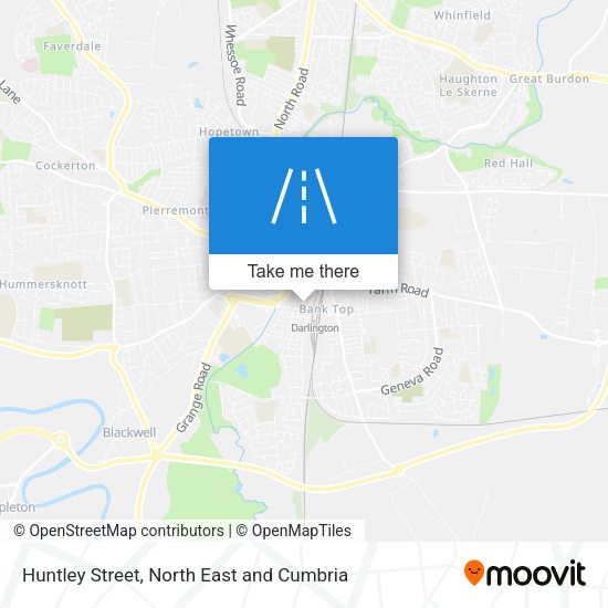 Huntley Street map