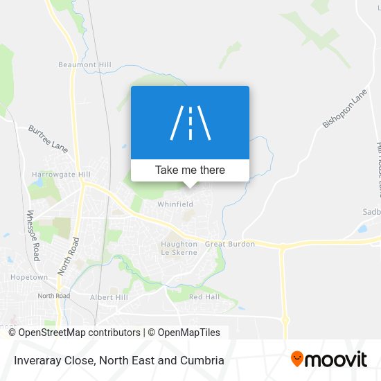Inveraray Close map