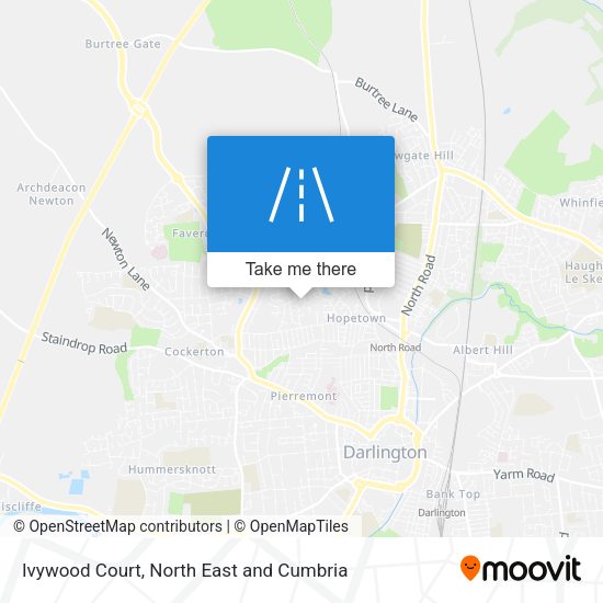 Ivywood Court map