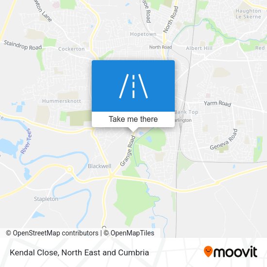 Kendal Close map