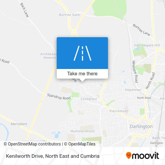 Kenilworth Drive map