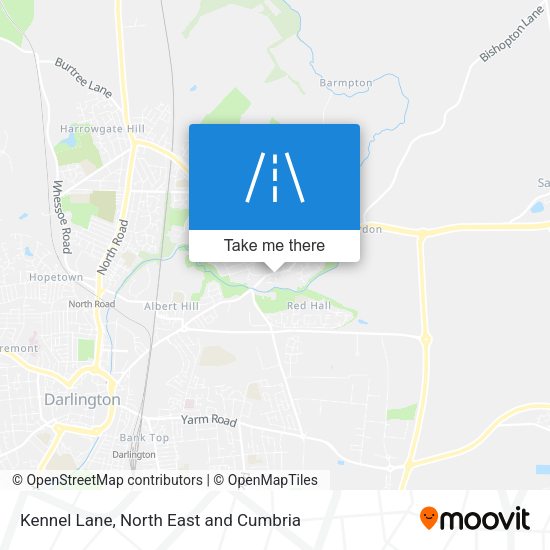 Kennel Lane map