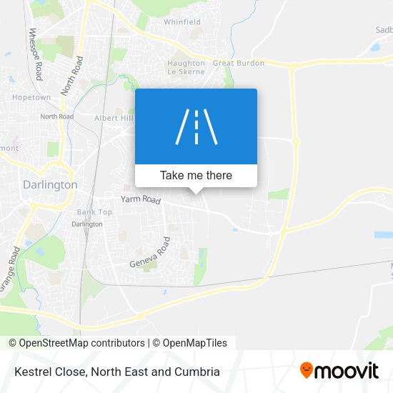 Kestrel Close map