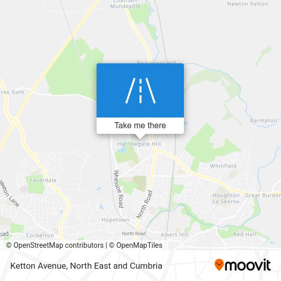 Ketton Avenue map