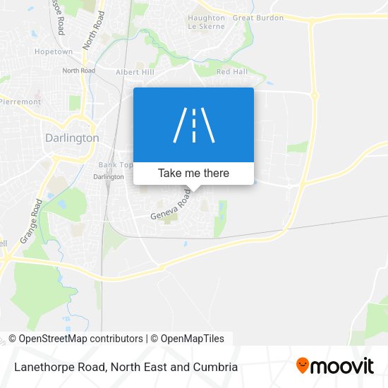 Lanethorpe Road map