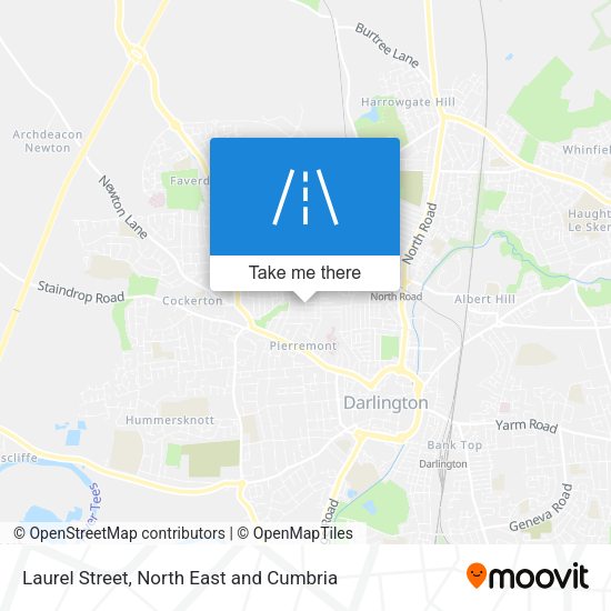 Laurel Street map