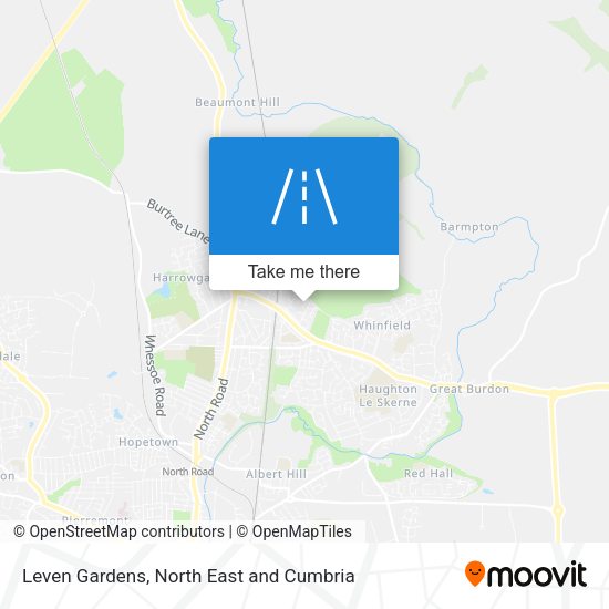 Leven Gardens map