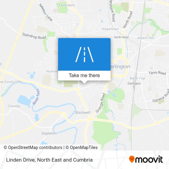 Linden Drive map