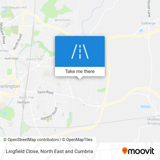 Lingfield Close map