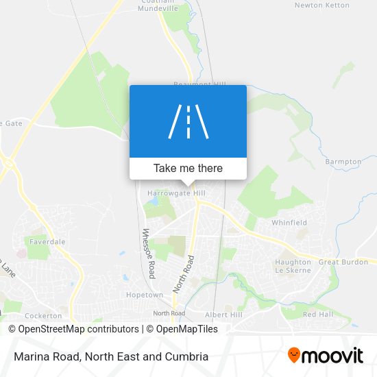 Marina Road map