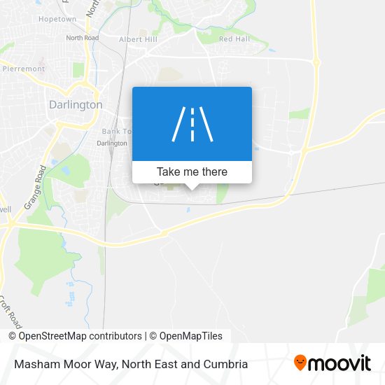 Masham Moor Way map