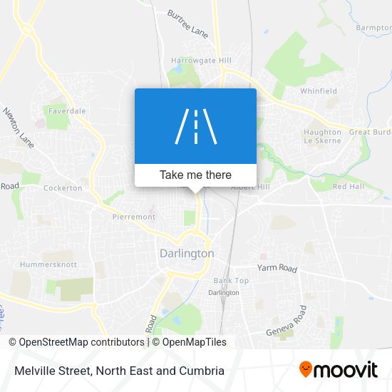 Melville Street map
