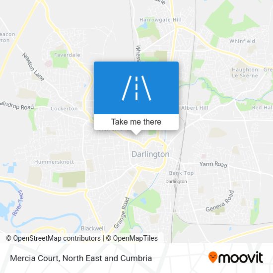 Mercia Court map