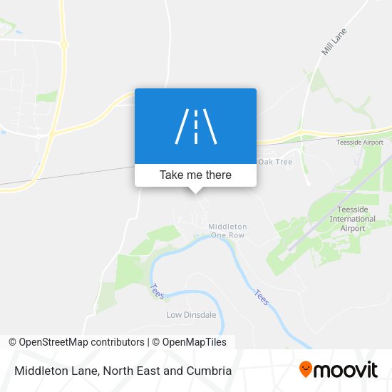 Middleton Lane map