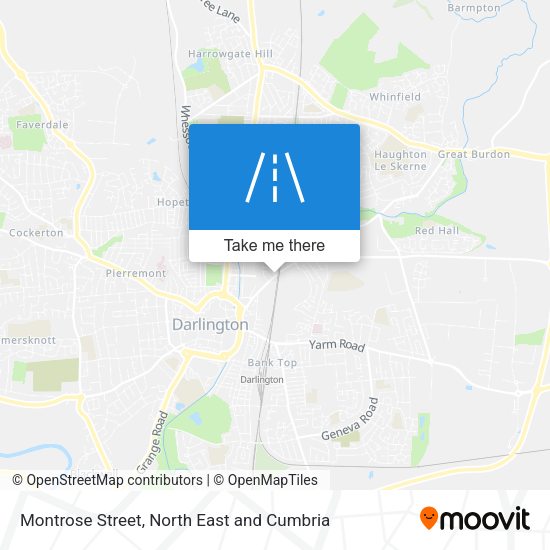 Montrose Street map