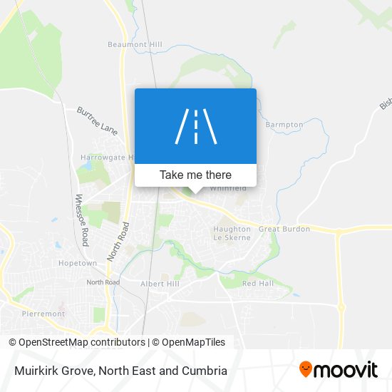 Muirkirk Grove map