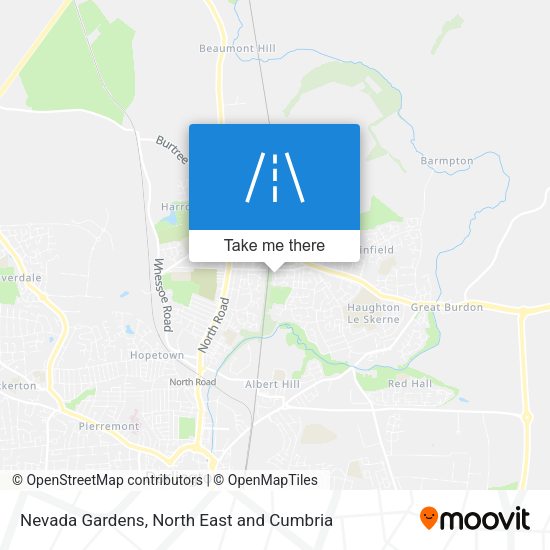 Nevada Gardens map