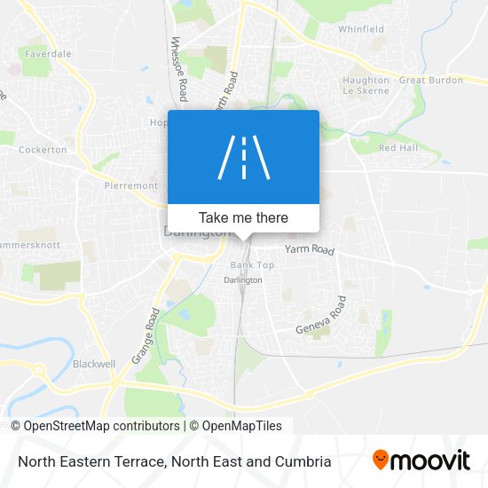North Eastern Terrace map