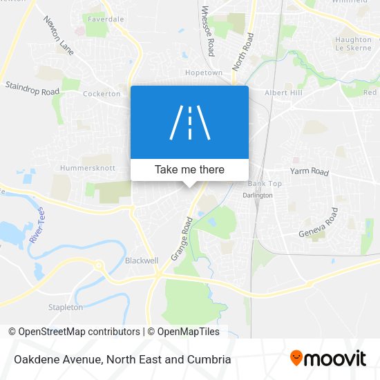 Oakdene Avenue map