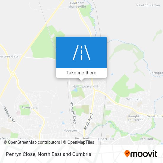Penryn Close map