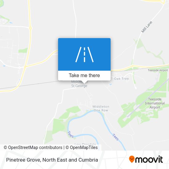 Pinetree Grove map